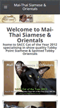 Mobile Screenshot of mai-thaisiamese.co.za